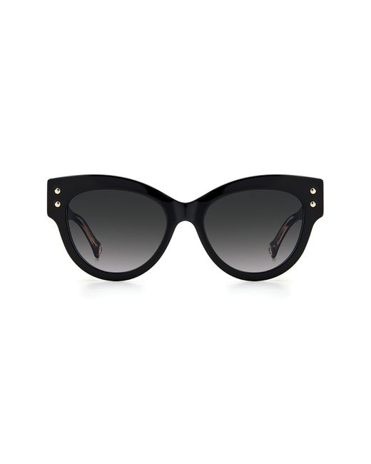 Carolina Herrera Black 54mm Cat Eye Sunglasses