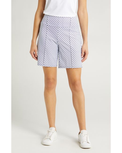 KINONA Blue Stripe Golf Shorts