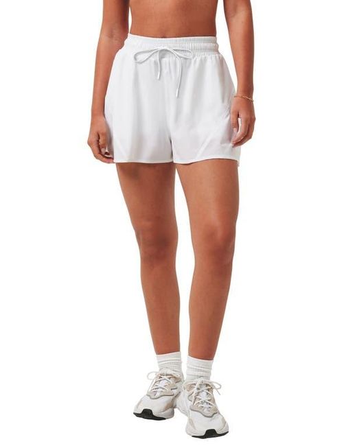 Travis Mathew White Shifting Sands Shorts