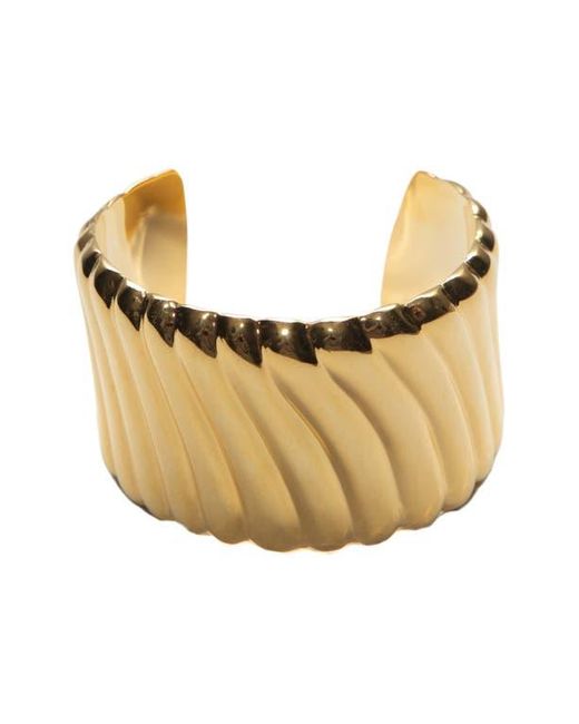 Argento Vivo Natural Twisted Wide Cuff
