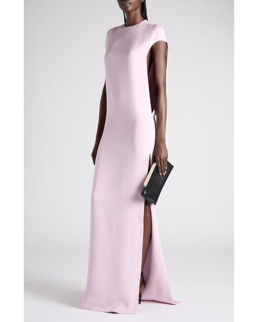 Tom Ford Pink Stretch Silk Georgette Evening Gown