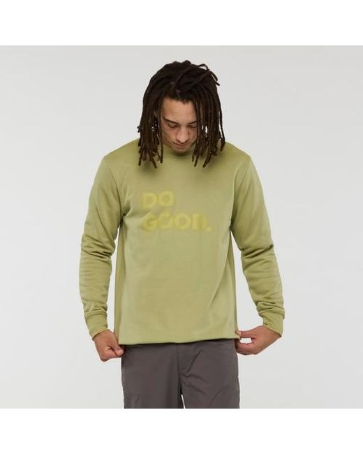 COTOPAXI Green Do Good Crew Sweatshirt for men