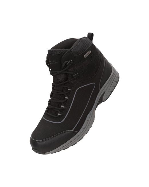 Mountain Warehouse Black Ramble Softshell Walking Boots for men