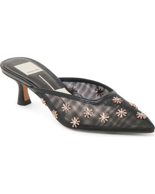 Dolce Vita Gray Clara Kitten Heel Pointed Toe Pump
