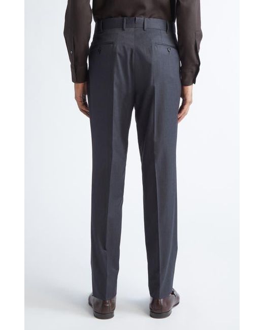 Zegna Blue Centoventimila Wool Trousers for men