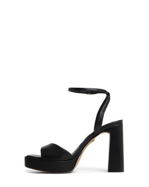 ALDO Black Lothon Ankle Strap Platform Sandal