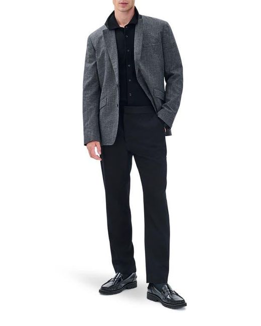 Rag & Bone Blue Evan Side Stripe Wool Pants for men
