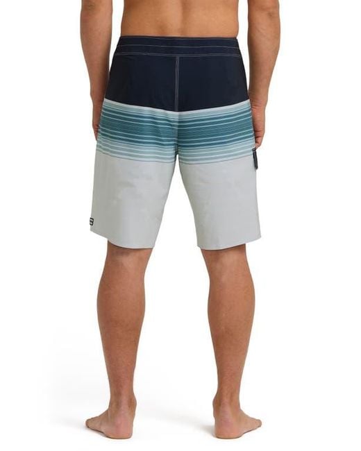 Billabong Blue All Day Stripe Board Shorts for men