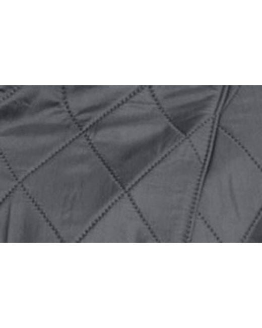 Barbour Black Cavalry Fleece Lined Quilted Jacket