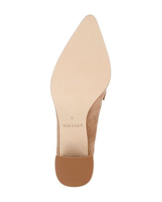 L'Agence Brown Mallory Pointed Toe Pump