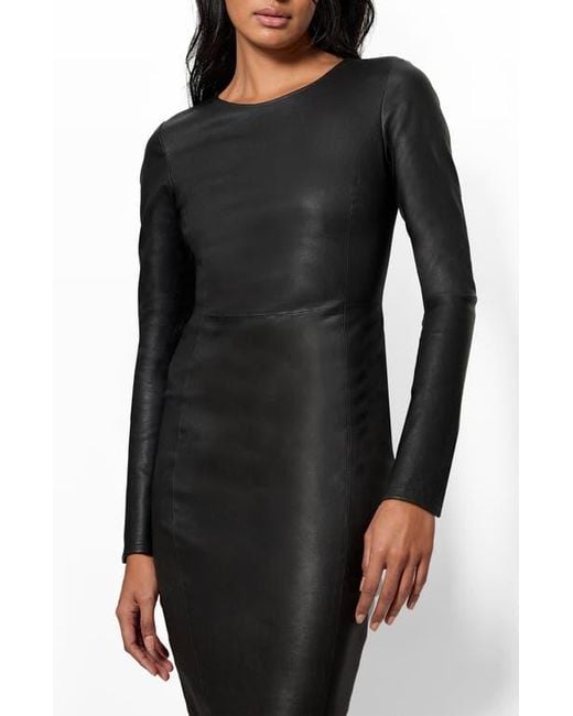 AS by DF Mrs. Smith Stretch Leather Dress in Black | Lyst AS by DF Mrs. Smith Stretch Leather Dress in Black | Lyst