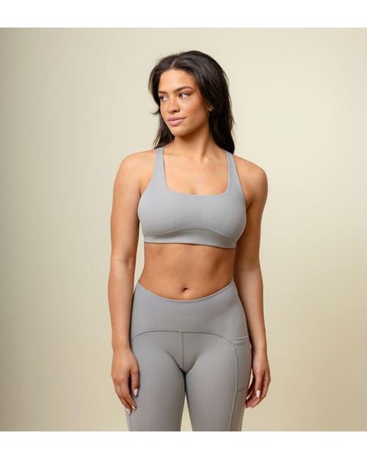 while on earth™ Gray Inent Bra