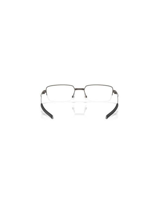 Oakley Metallic 55Mm Rectangle Optical Glasses