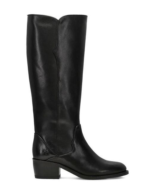 Frye Black Carson 2 Piping Knee High Boot