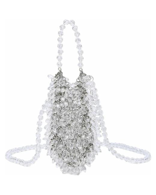 Moda Luxe White Mariah Evening Bag