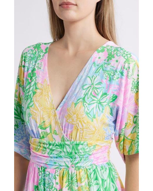 Lilly Pulitzer Multicolor Parigi Floral Skort Romper
