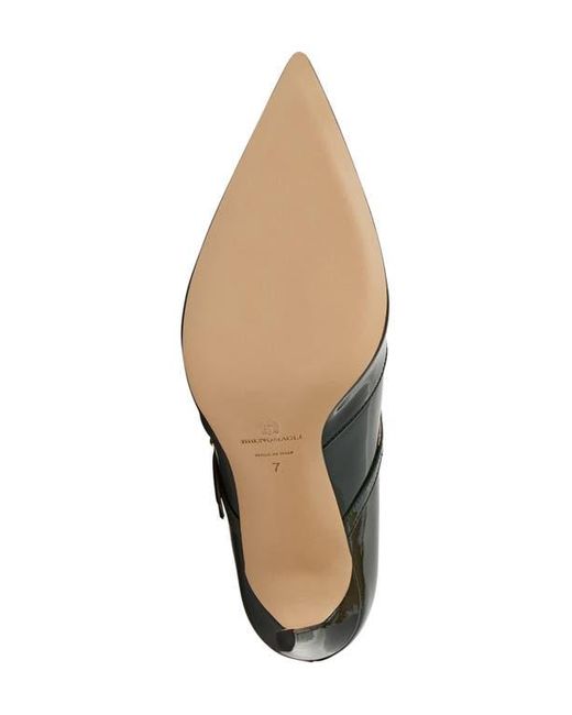 Bruno Magli Green Prima Pointed Toe Mary Jane Pump