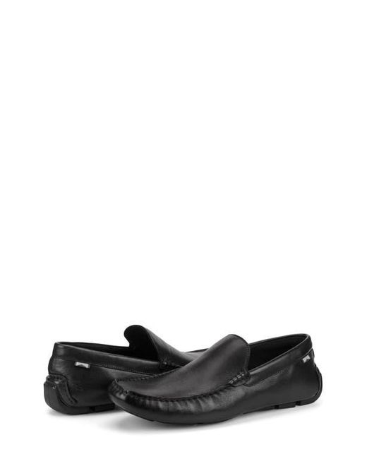 Kenneth Cole Black Theo Moc Toe Driving Loafer for men