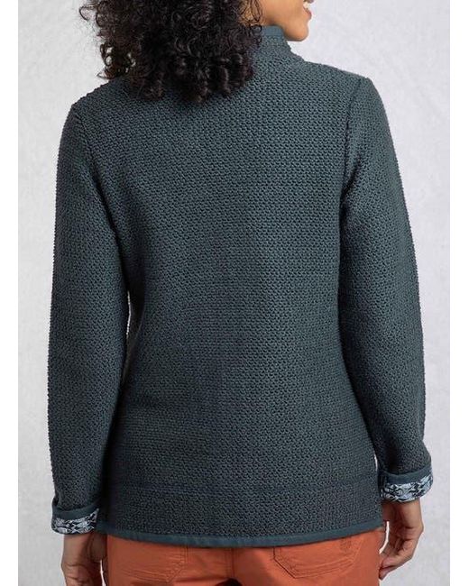Weird Fish Blue Sontee Full Zip Macaroni