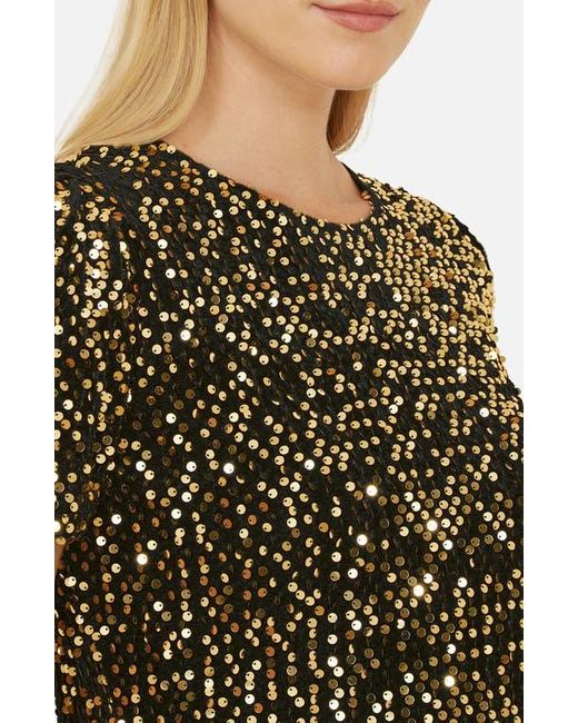 gold sequin tunic dress ROSE GOLD SEQUIN MINI SUMMER TUNIC DRESS