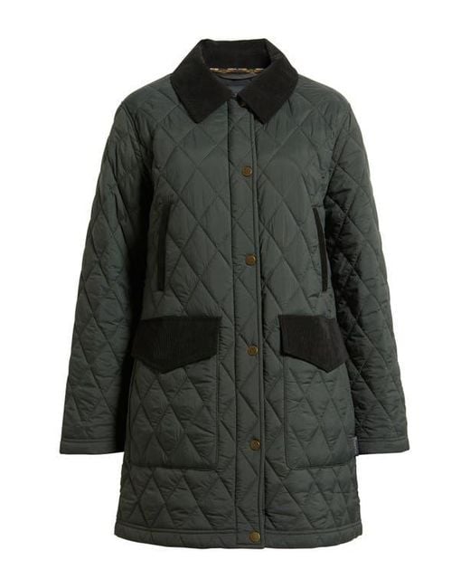 Pendleton Black Sun River Quilted Field Coat