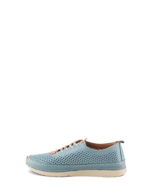 Spring Step Blue Shoes Spring Step Breen Perforated Sneaker in Blue | Lyst