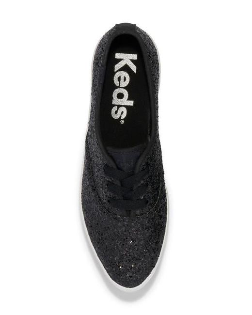 Keds Black Point Glitter Platform Sneaker