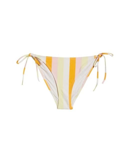Solid & Striped Brown The Iris Side Tie Bikini Bottoms