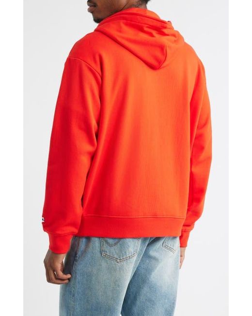 ICECREAM Red Scanner Graphic Zip Hoodie for men