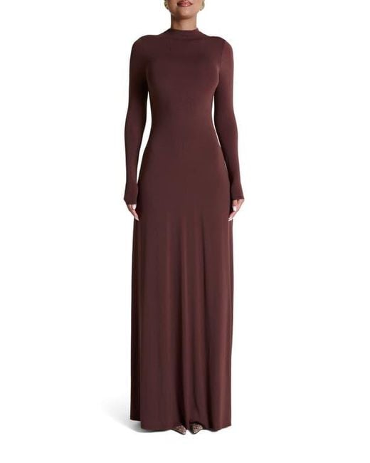 naked wardrobe brown dress NW Sculpt Midi Dress main image 0