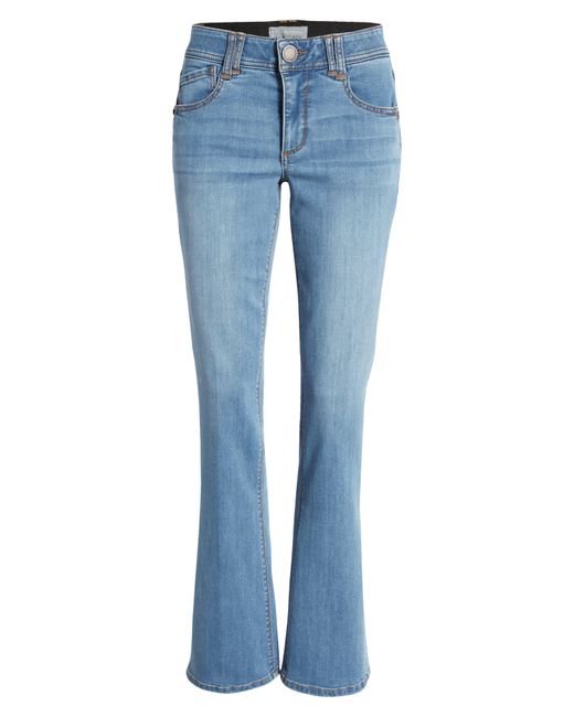 Wit & Wisdom 'ab'solution Itty Bitty Bootcut Jeans in Blue | Lyst