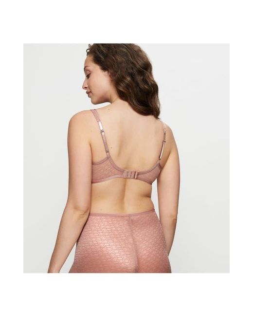 Triumph Pink Signature Sheer Minimizer Bra