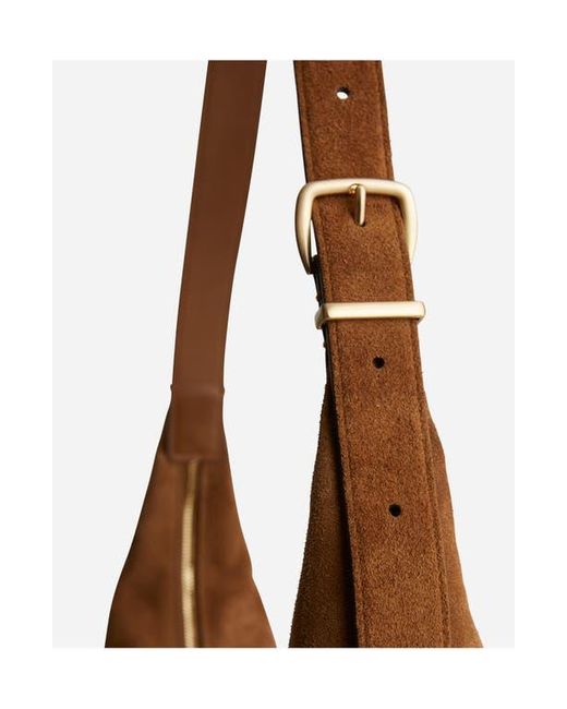 Madewell Brown The Essential Curve Shoulder Bag