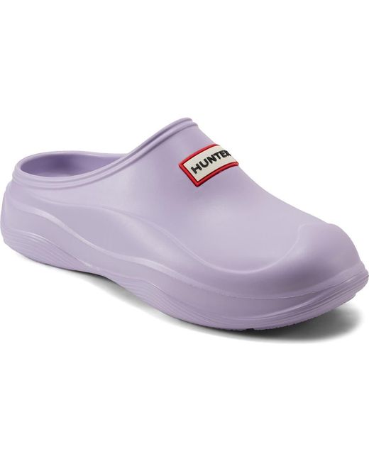 Hunter Purple Elena Water Resistant Clog