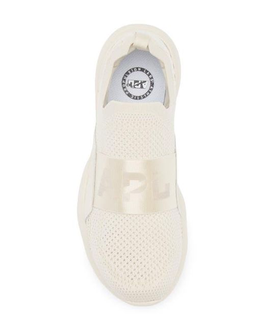 Athletic Propulsion Labs White Techloom Bliss Knit Running Shoe