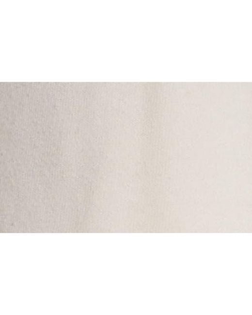 Aviator Nation Natural 5-Stripe Wide Leg Sweatpants