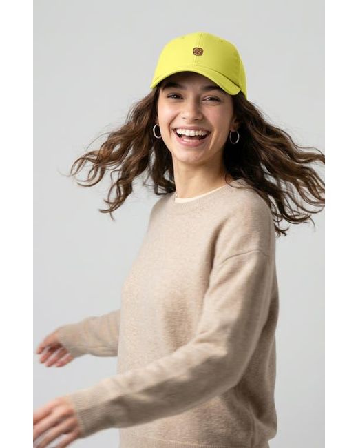 Alix White Pretzel Dad Cap