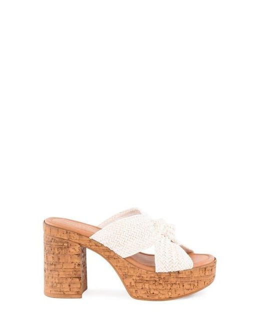 Seychelles Pink Adorned Platform Sandal