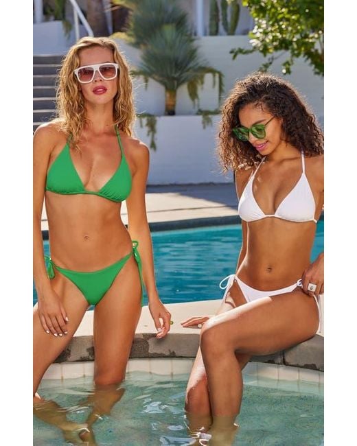 Becca Brown Color Code Triangle Bikini Top