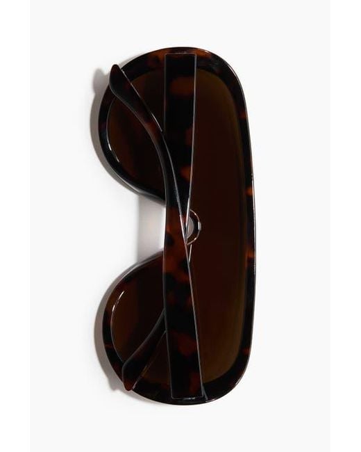 H&M Brown Shield Sunglasses