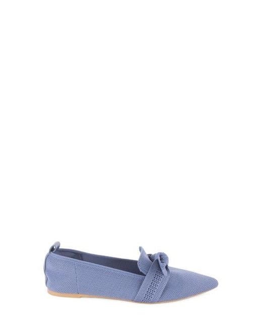Tahari Blue Venice Flat