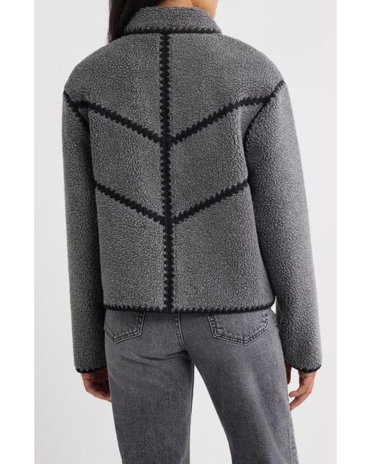 Ugg Gray Ellison Whipstitch Detail Jacket