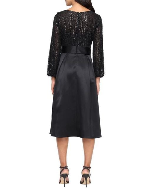 alex evenings sequin lace cocktail dress Alex Evenings Sequin Lace High-low Cocktail Dress In Wedgewood
