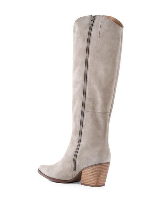 Seychelles White Begging You Pointed Toe Boot