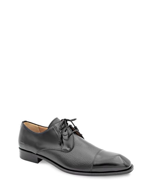 Mezlan Gray Capello Cap Toe Derby for men