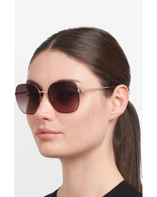 Fossil Multicolor 59Mm Square Sunglasses