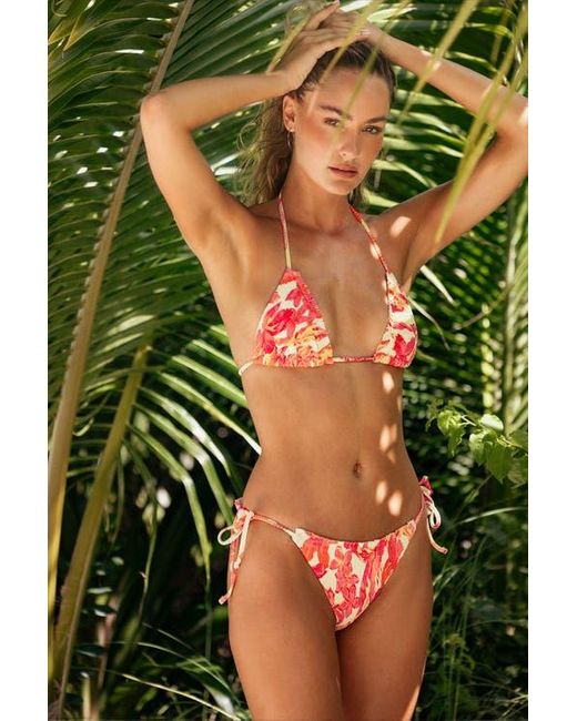 Swim Systems Brown Kali Triangle Bikini Swimsuit Top