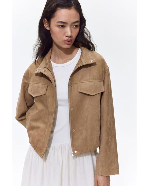 H&M Natural Coated Jacket