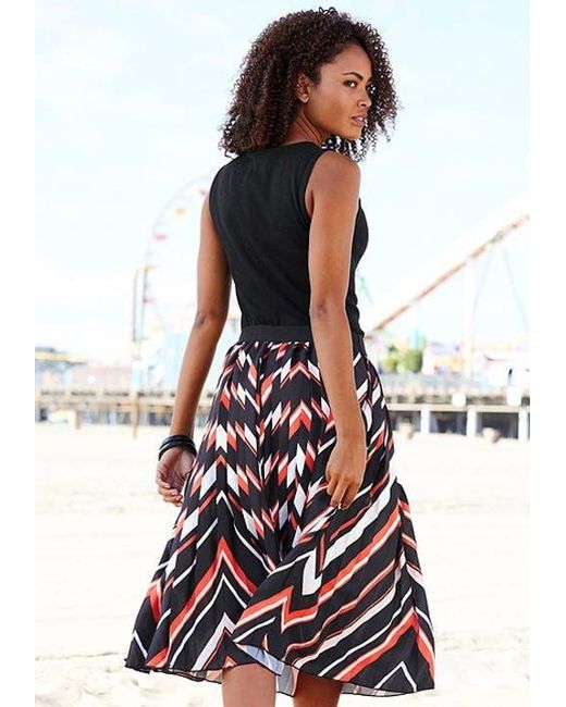 Lascana Black Pk Basic Tank Tops