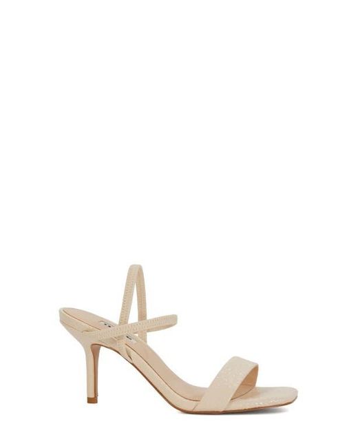 Dune Metallic Methodical Ankle Strap Sandal